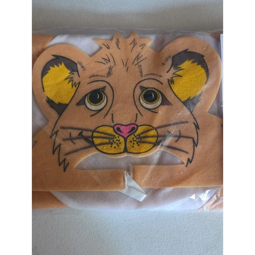 Vintage Rubie's Soft 'N Cuddly Lion Costume Child‎ Size 2-4 Plush Halloween...